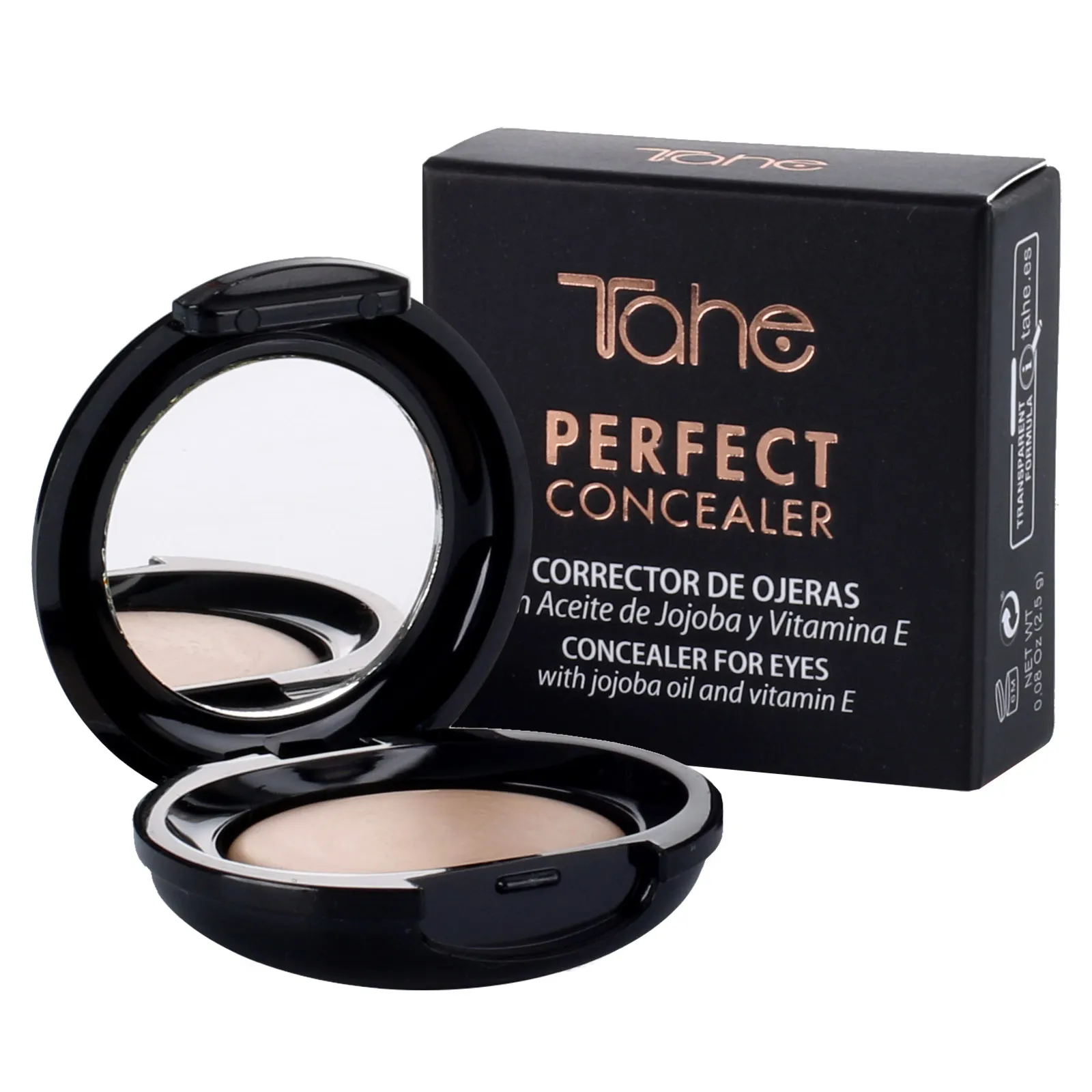 Corrector de ojeras compacto Concealer | 2 tonos | Tahe