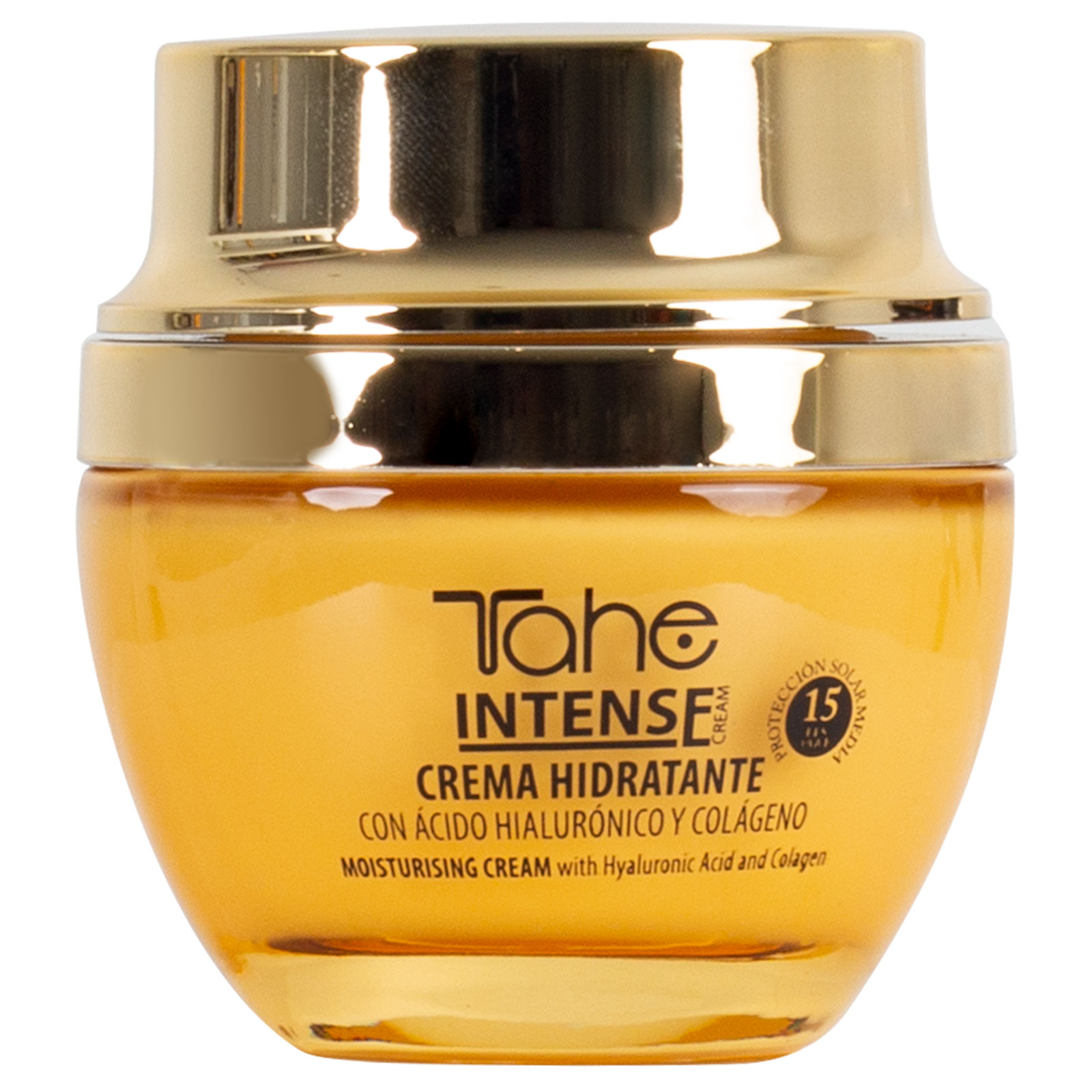 Crema hidratante con ácido Hialurónico y Colágeno | Tahe Intense