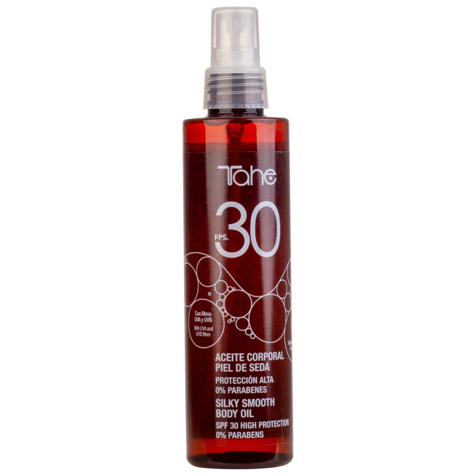 Aceite corporal piel de seda Sun Protect | Tahe