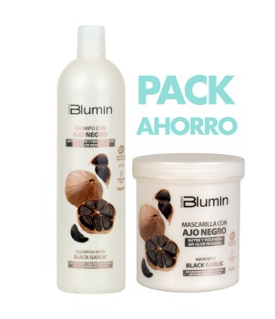 Pack Champú Mascarilla capilar con extracto de Ajo Negro | Tahe
