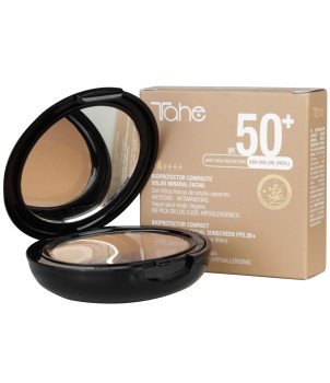 Bioprotector Compacto Solar Mineral Facial con Color Mimético | Tahe