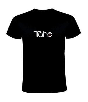 Camiseta de hombre de manga corta y color negro | Tahe