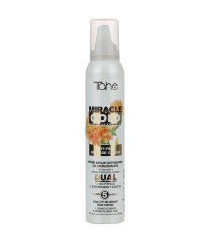 Espuma Dual antiencrespamiento de Miracle Gold | Tahe