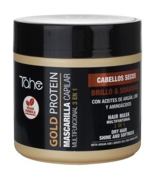 Gold Protein Mascarilla Capilar | Nutrición y Brillo para Cabellos Secos