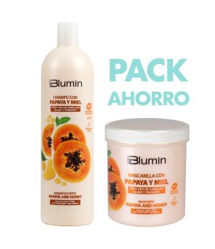 Pack Blumin Champú Mascarilla de Papaya y Miel | Ofertas