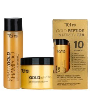 Pack Botanic Gold: Champú 300 ml + Mascarilla 300 ml + Sérum T28 Peptide