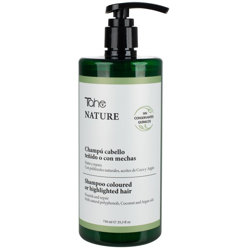 Champú sin sulfatos cabello teñido o con mechas Nature