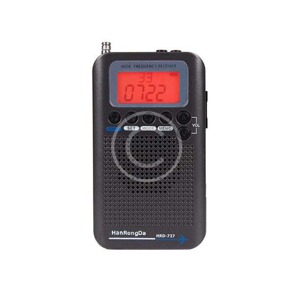 Portable VHF Air Band Transceiver Radio